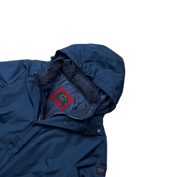 Paul Shark Nylon Hooded Jacket Small Mat s Island