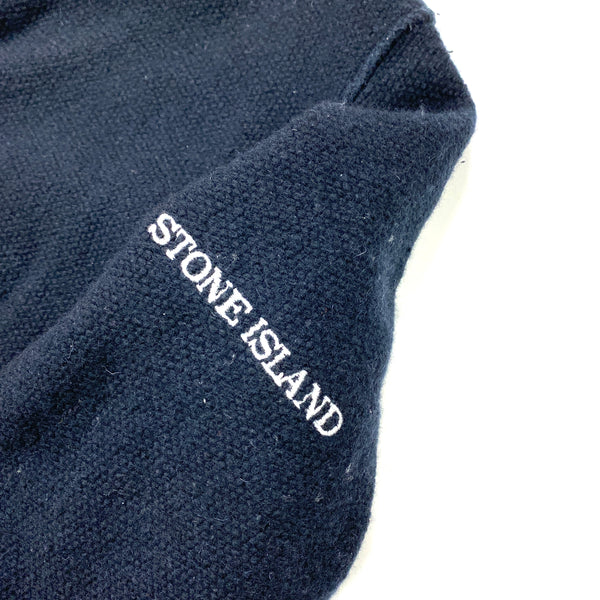 Stone Island Navy Thick Wool Vintage Jacket
