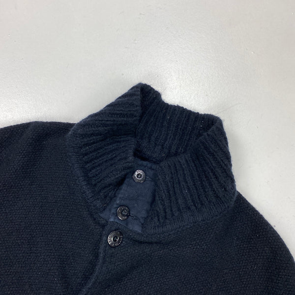Stone Island Navy Thick Wool Vintage Jacket