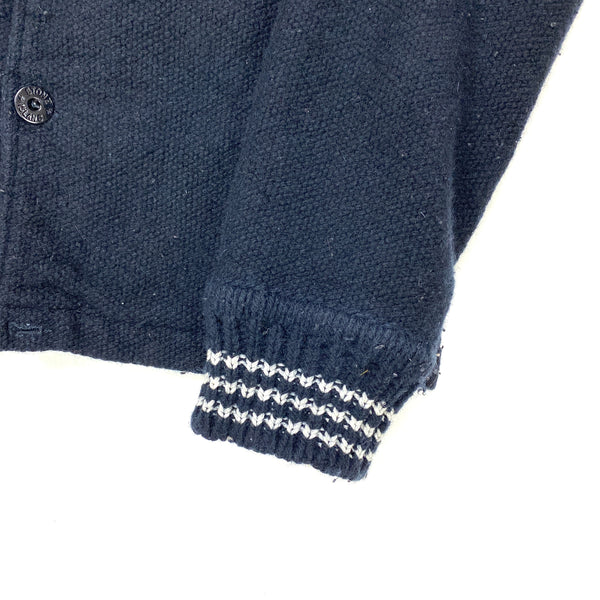 Stone Island Navy Thick Wool Vintage Jacket