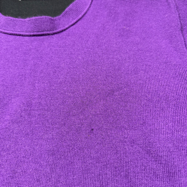 Stone Island 2010 Purple Crewneck Knit Jumper - Medium