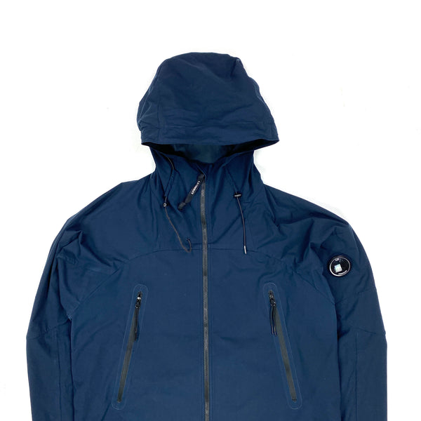 CP Company Navy Pro Tek Hooded Jacket
