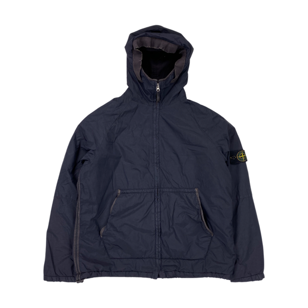 Stone Island Dark Navy Lined Nylon Jacket