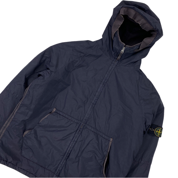 Stone Island Dark Navy Lined Nylon Jacket