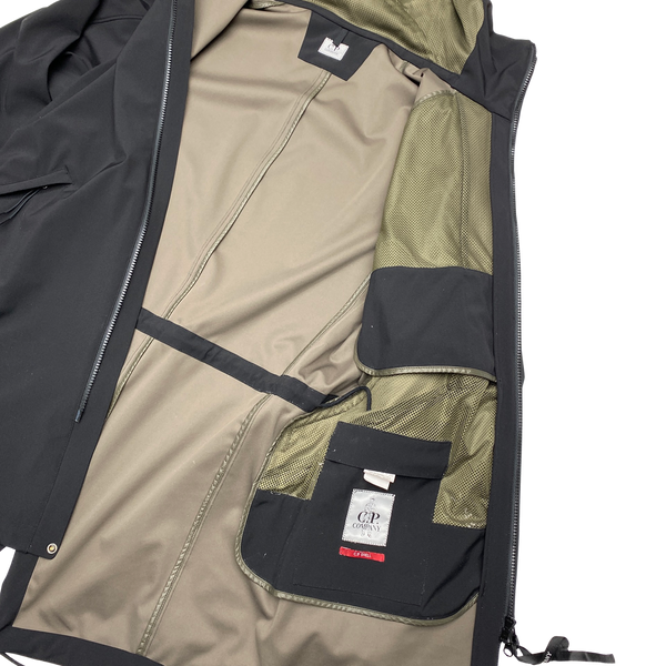 CP Company Black Fishtail Parka Soft Shell