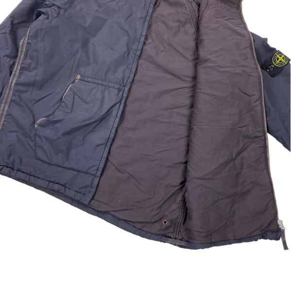 Stone Island Dark Navy Lined Nylon Jacket
