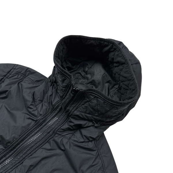 Stone Island 2019 Black Crinkle Reps NY Jacket - Small
