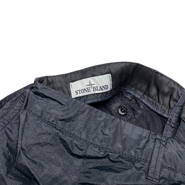 Stone Island 2020 Black Nylon Rip Stop Cargo Trousers