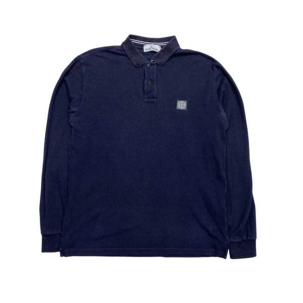 Stone Island 2016 Navy Blue Longsleeved Polo