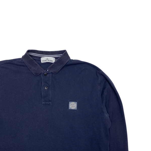 Stone Island 2016 Navy Blue Longsleeved Polo