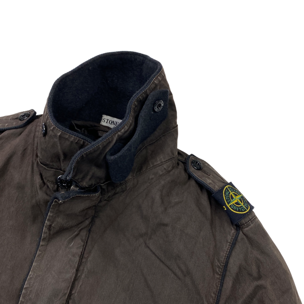 Stone Island 2005 Lino Flax Dutch Rope Shoulder Badge Jacket