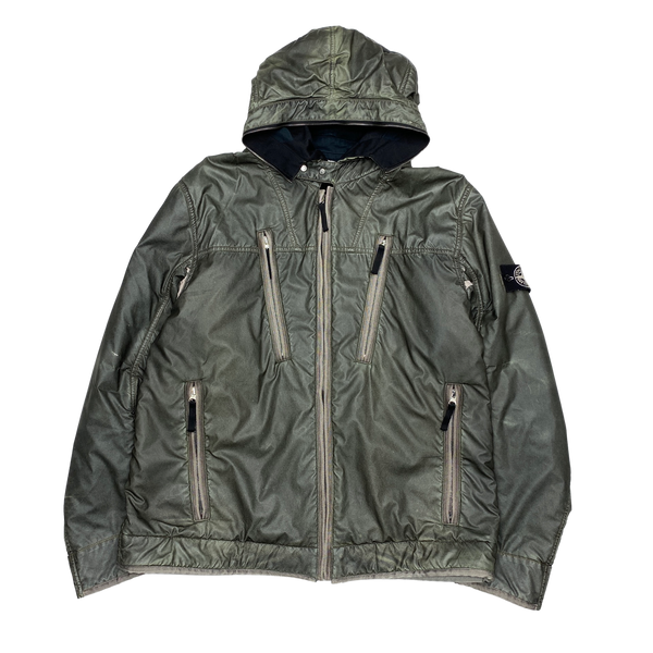 Stone Island 2010 Grey Liquid Reflective Jacket