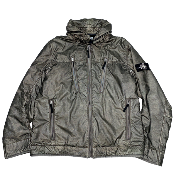 Stone Island 2010 Grey Liquid Reflective Jacket