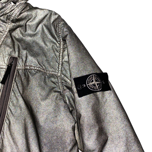 Stone Island 2010 Grey Liquid Reflective Jacket