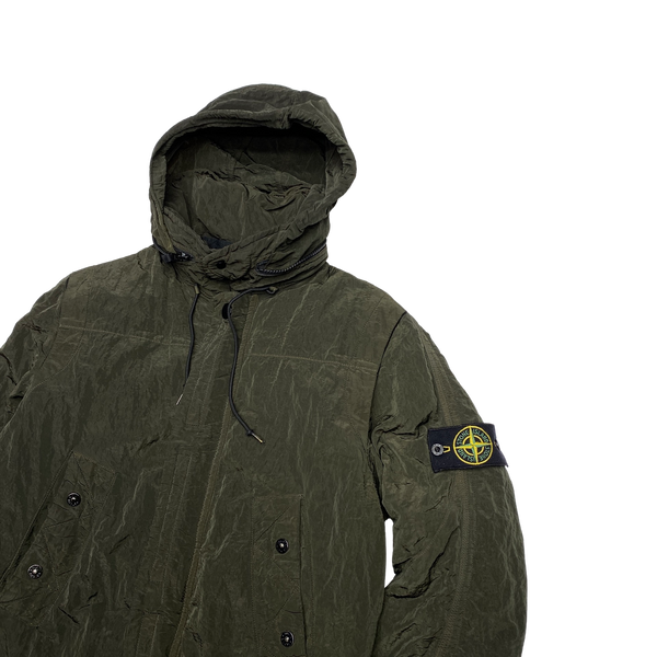 Stone Island 2011 Green Nylon Sheen Down Jacket