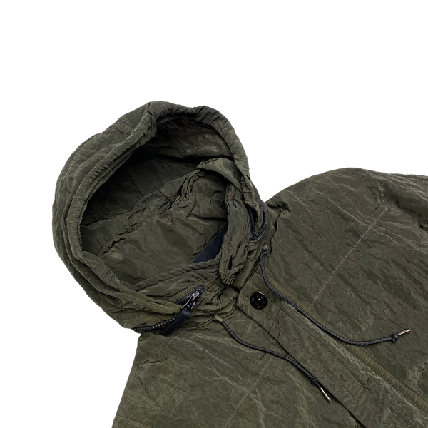 Stone Island 2011 Green Nylon Sheen Down Jacket