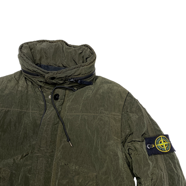 Stone Island 2011 Green Nylon Sheen Down Jacket