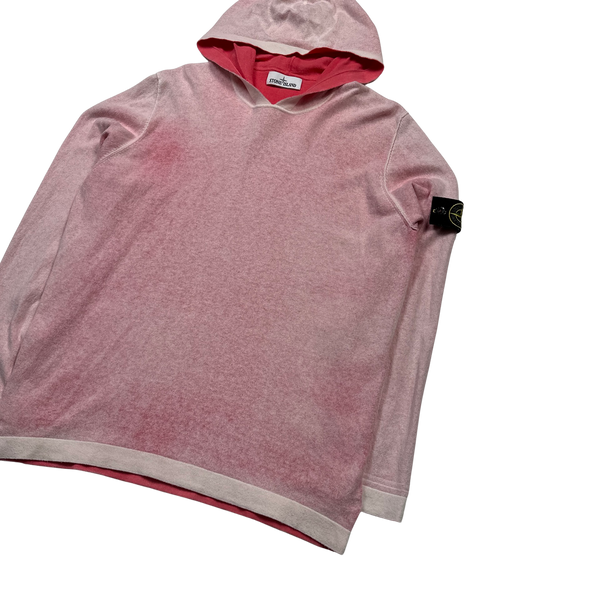 Stone Island - Pink Sweatshirt With Patch - annameglio.com