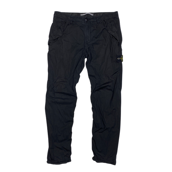 Stone Island 2018 Black RE T Cargo Trousers
