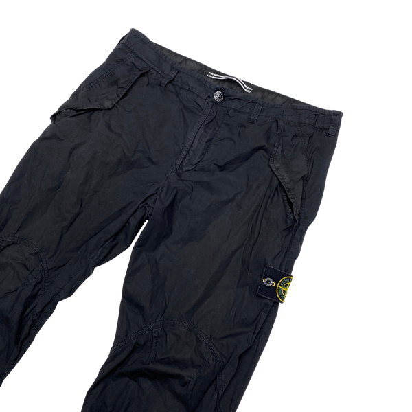 Stone Island 2018 Black RE T Cargo Trousers