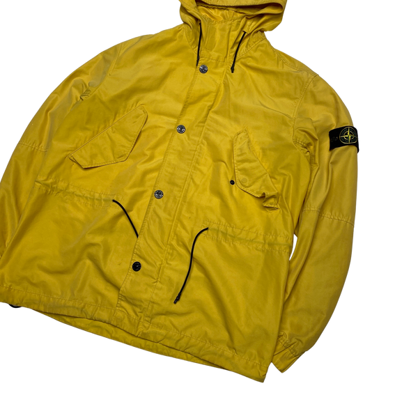 Stone Island 2018 Yellow Micro Reps Parka Jacket
