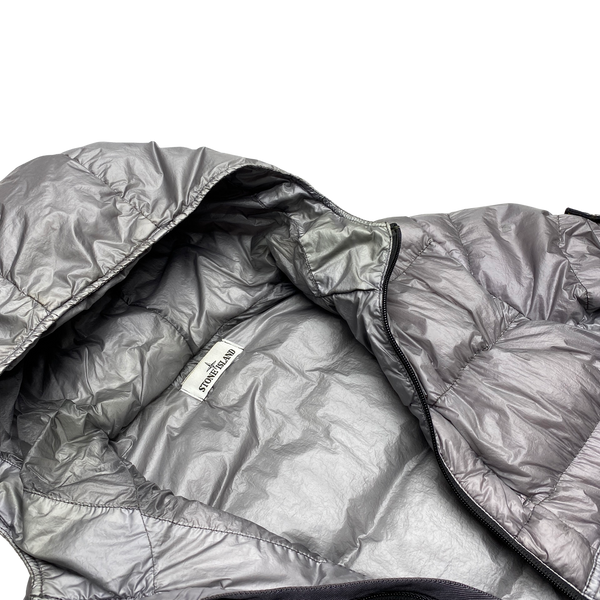 Stone Island 2015 Grey Garment Dyed Puffer Jacket