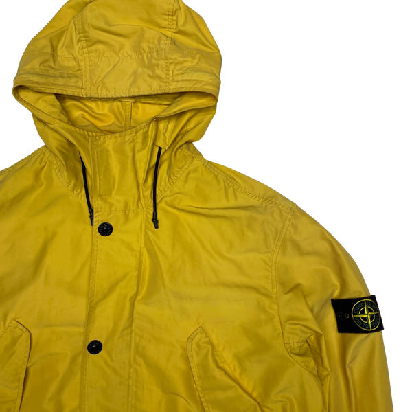 Stone Island 2018 Yellow Micro Reps Parka Jacket
