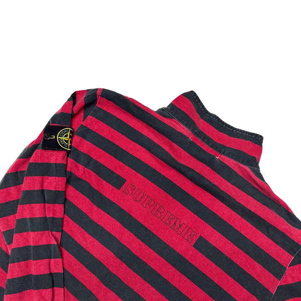 Stone Island x Supreme Striped High Neck Pullover