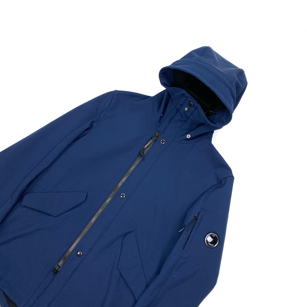 CP Company Blue Fishtail Soft Shell Jacket