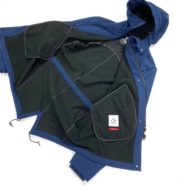 CP Company Blue Fishtail Soft Shell Jacket