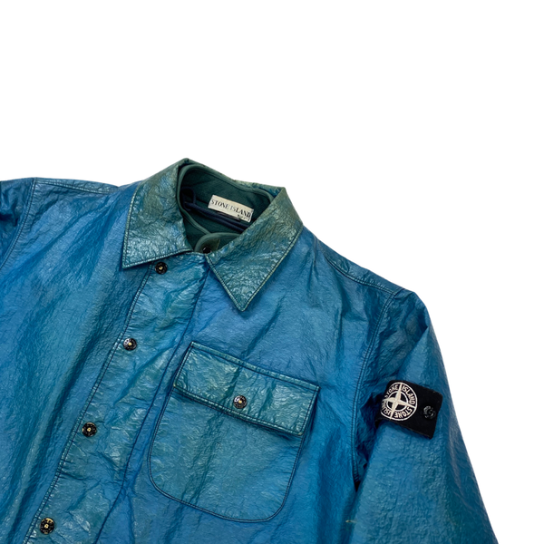 Stone Island Vintage 2000 Blue Kevlar Dutch Rope Jacket