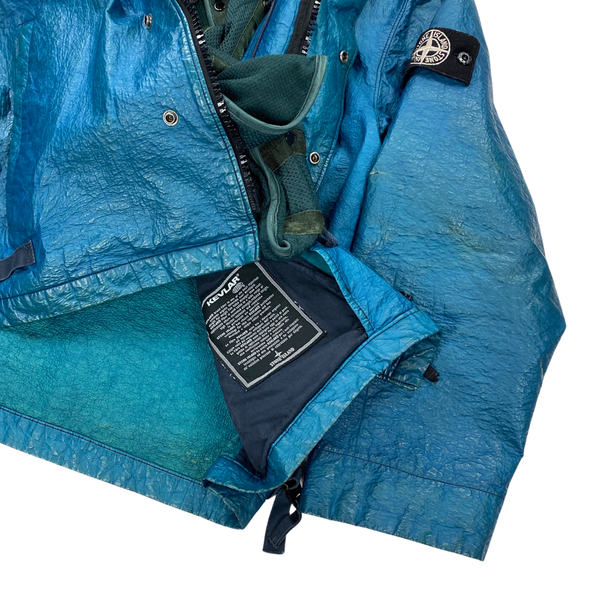 Stone Island Vintage 2000 Blue Kevlar Dutch Rope Jacket