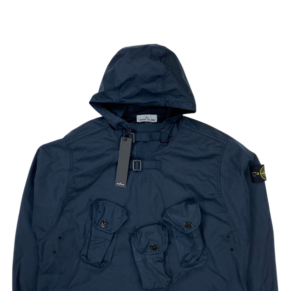Stone island navy smock on sale