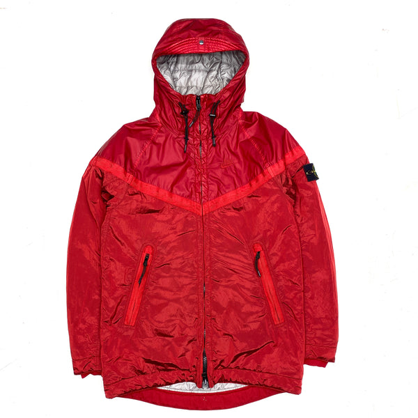 Permanent Inloggegevens Berg Vesuvius Stone Island x Nike Red Mussola Gommata Nylon Metal Jacket – Mat's Island