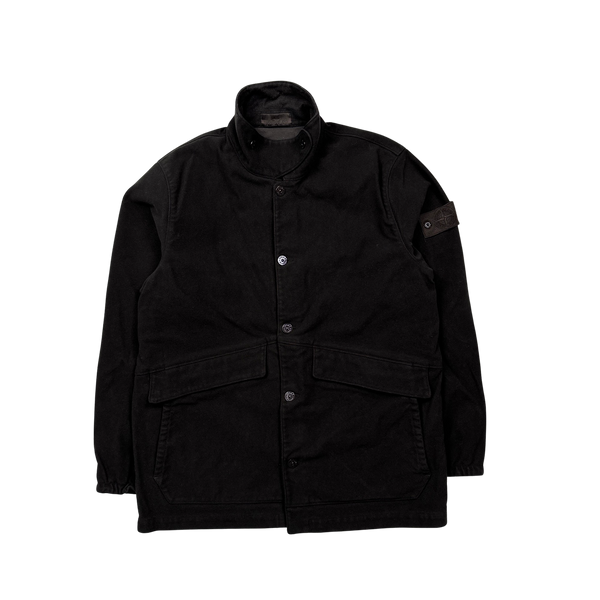 STONE ISLAND COTTON MOLESKIN-TC_GHOST PIECE JACKET - X Clothing