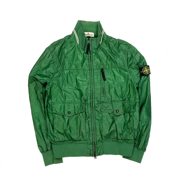Stone Island 2012 Green Tyveck Shield Bomber Jacket
