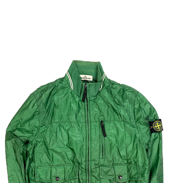Stone Island 2012 Green Tyveck Shield Bomber Jacket