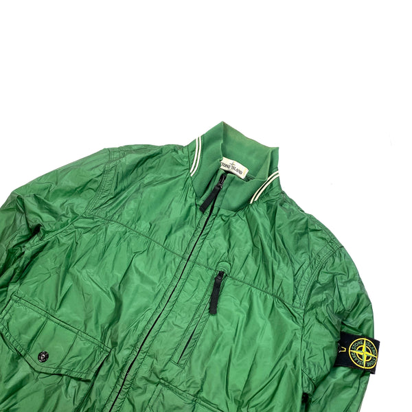 Stone Island 2012 Green Tyveck Shield Bomber Jacket