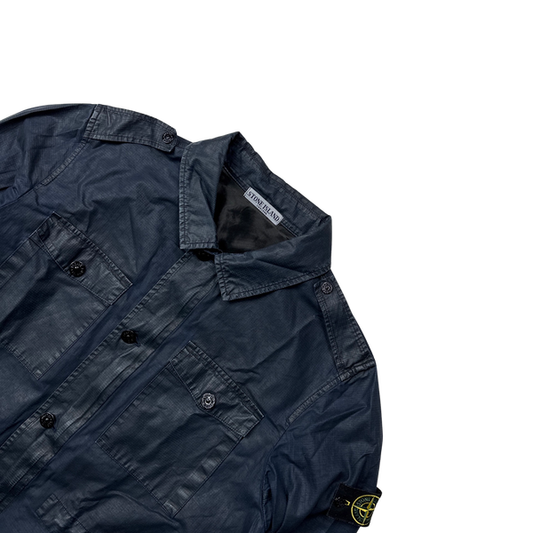 Stone Island 2011 Rip Stop Coated Multi Pocket Jacket - XL