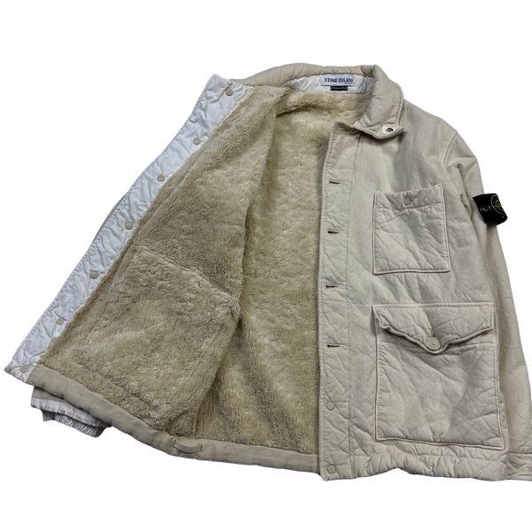 Stone Island 2001 Vintage Rare Fleece Lined Jacket - Small