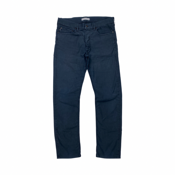 Stone Island Navy Slim Fit Cotton Trousers
