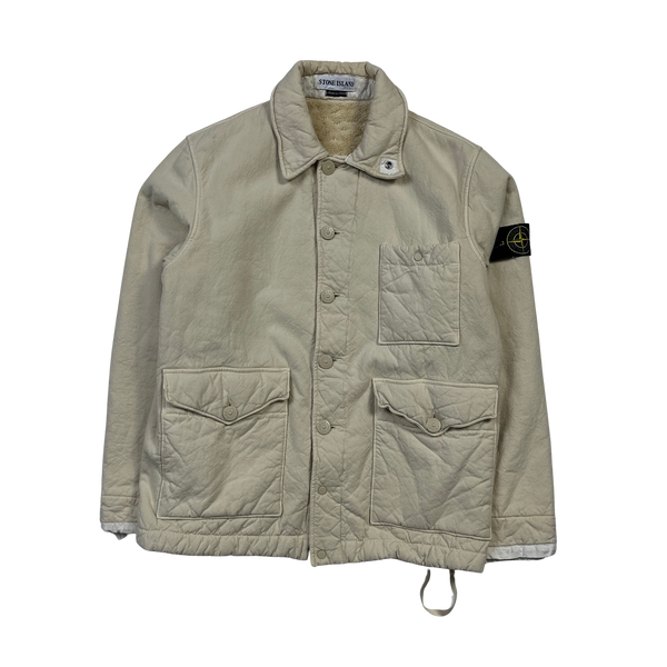 Stone Island 2001 Vintage Rare Fleece Lined Jacket - Small