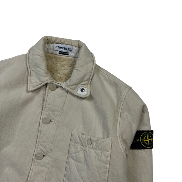 Stone Island 2001 Vintage Rare Fleece Lined Jacket - Small