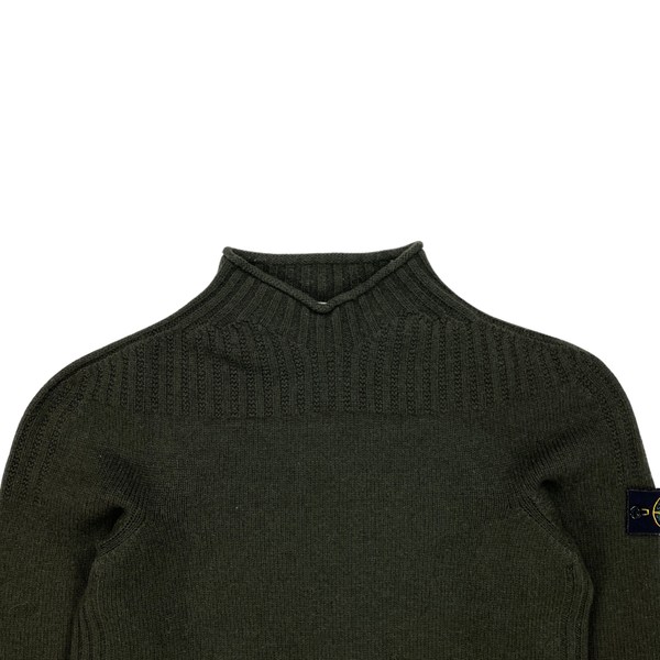 Stone Island 2003 Vintage High Neck Jumper