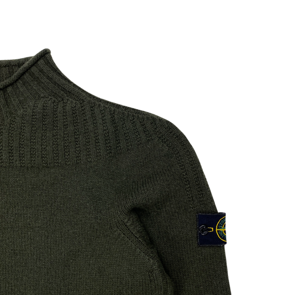 Stone Island 2003 Vintage High Neck Jumper
