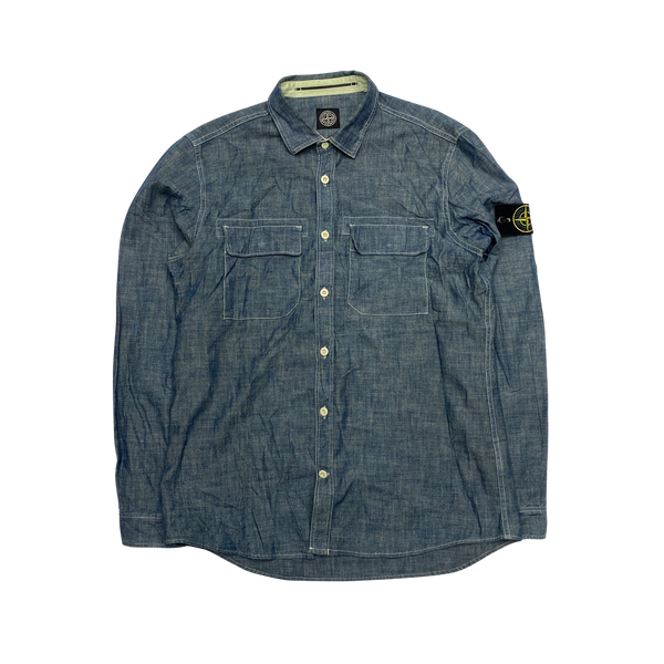 Stone Island Cotton Buttoned Shirt