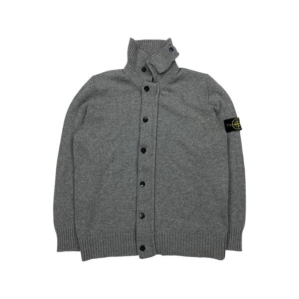 Stone island Light Grey Wool High Neck Jumper Mat s Island