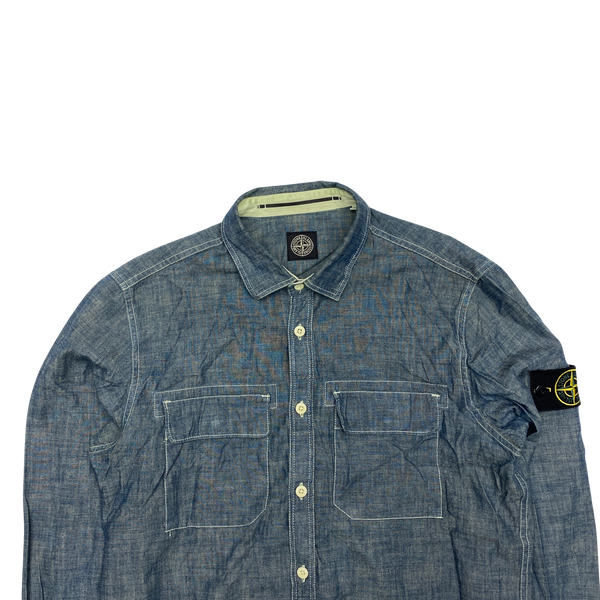 Stone Island Cotton Buttoned Shirt