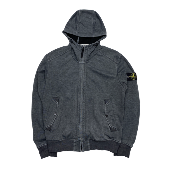 Stone Island Grey Fleece Lined Soft Shell R Jacket