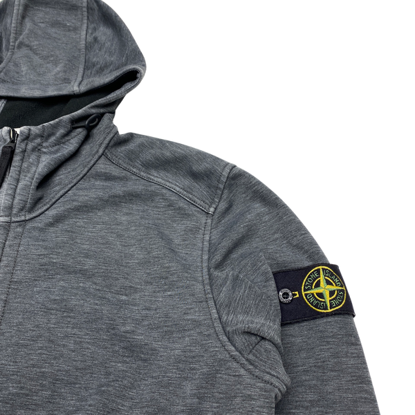 Stone Island Grey Fleece Lined Soft Shell R Jacket